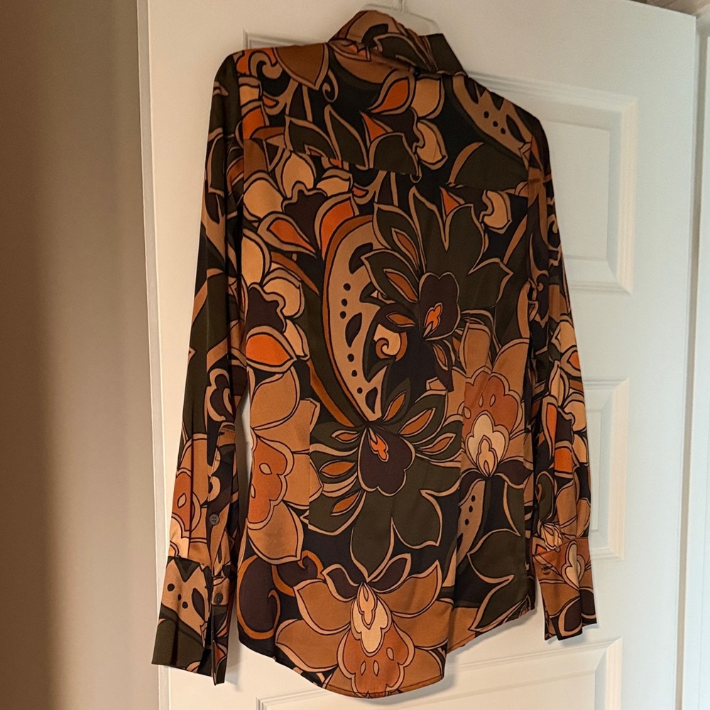 Ramy Brook Multicolor Floral Button Down Shirt - Picture 4 of 4